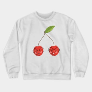 Cute Red Cherries Crewneck Sweatshirt